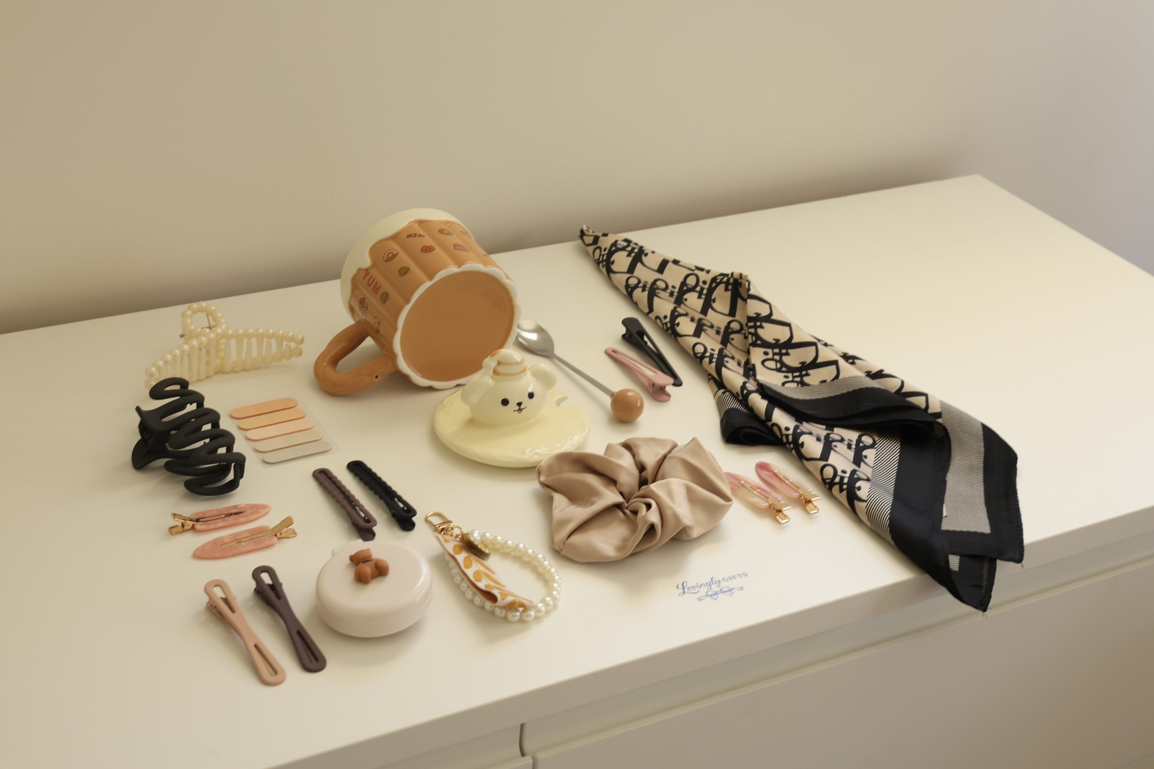 Beige Noir Aesthetic Gift Box