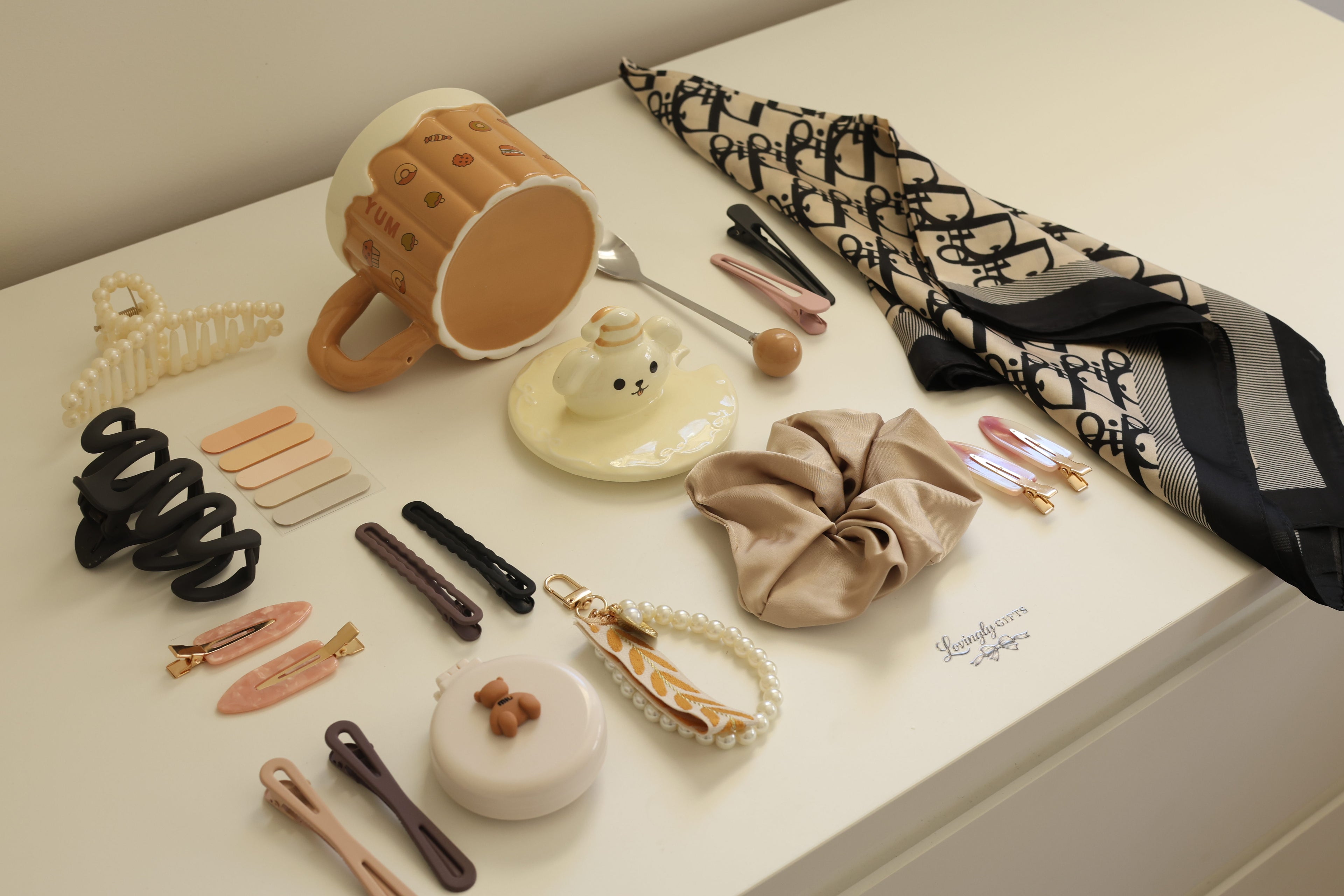 Beige Noir Aesthetic Gift Box